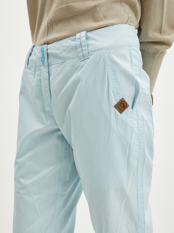 Northfinder Svetlomodre ženske tričetrtinske hlače Northfinder Ewelyna