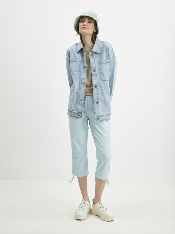 Northfinder Svetlomodre ženske tričetrtinske hlače Northfinder Ewelyna