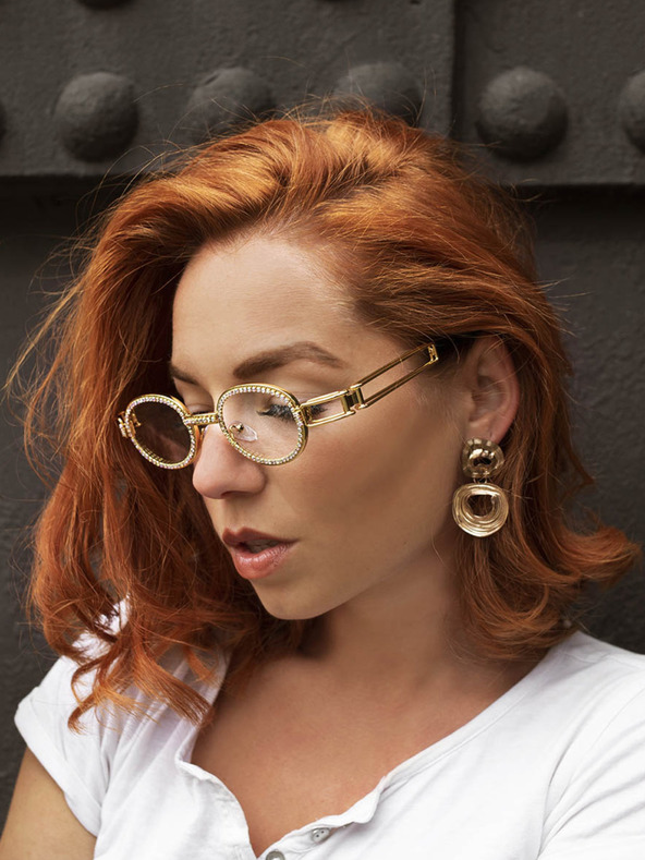 VEYREY VeyRey Prozorna očala Oval Clair Gold