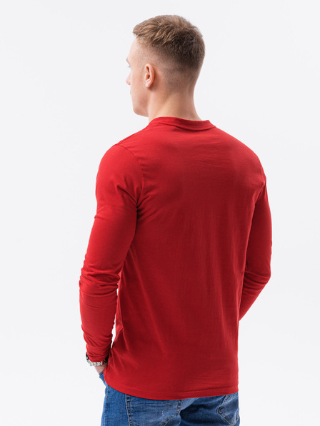 Ombre Clothing Rdeča moška majica Ombre Clothing L133