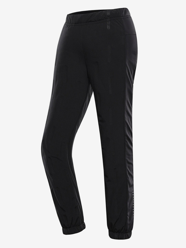 ALPINE PRO Črne otroške športne hlače ALPINE PRO GUBERO