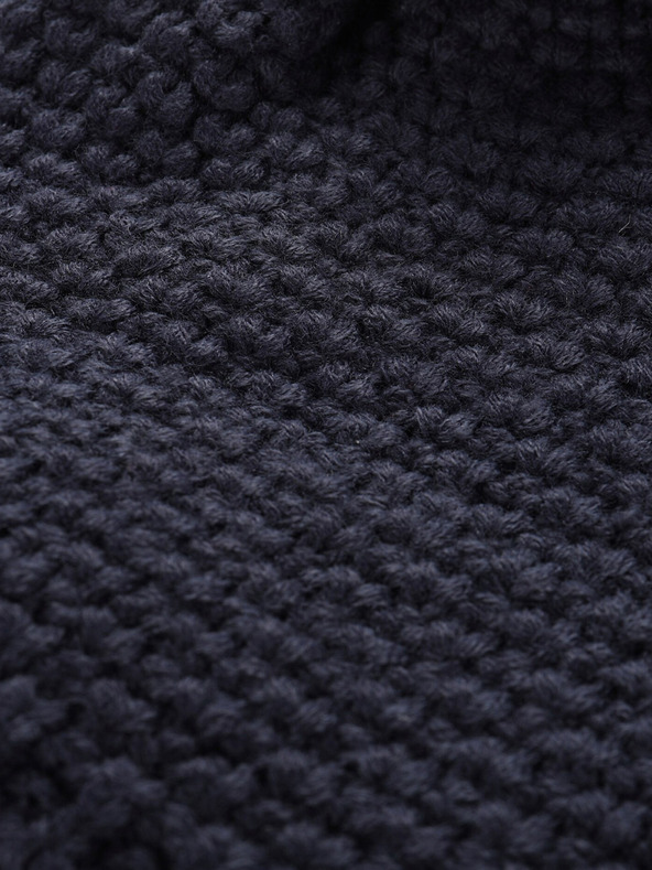 ALPINE PRO Temno modra ženska zimska kapa z volno ALPINE PRO GRANE