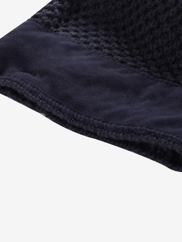 ALPINE PRO Temno modra ženska zimska kapa z volno ALPINE PRO GRANE