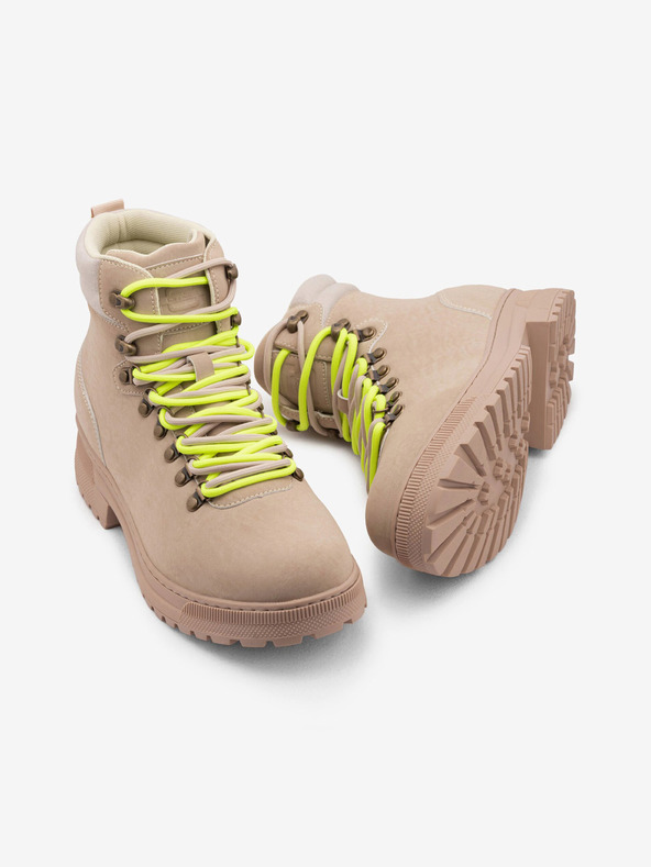 Ombre Clothing Svetlo rjavi moški zimski škornji Ombre Clothing