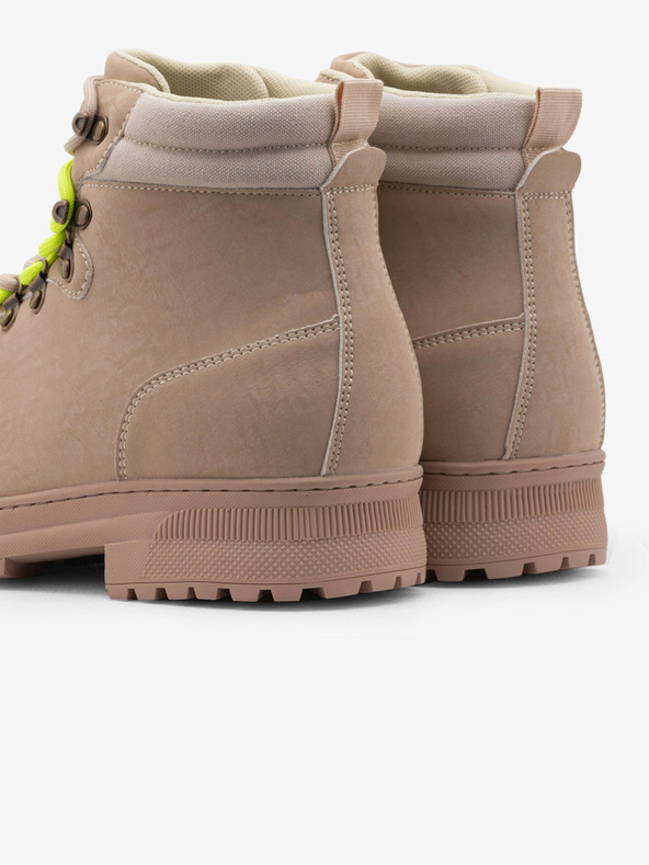 Ombre Clothing Svetlo rjavi moški zimski škornji Ombre Clothing