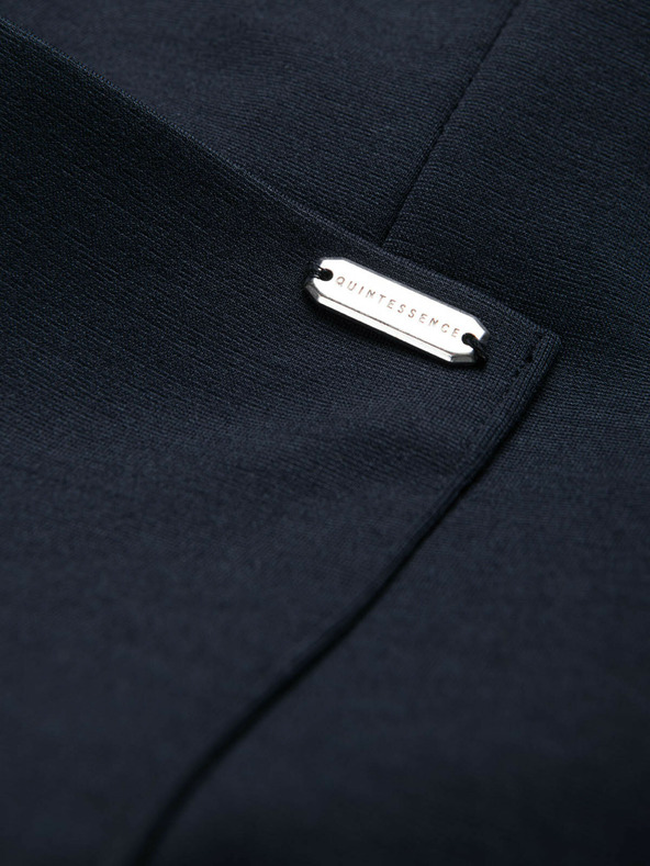 Ombre Clothing Temno modra moška jakna z žepi Ombre Clothing