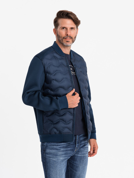 Ombre Clothing Moška prešita jakna bomber Ombre Clothing