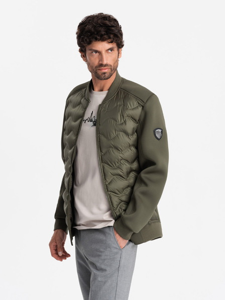 Ombre Clothing Moška prešita jakna bomber Ombre Clothing