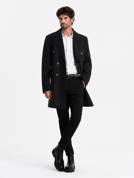 Ombre Clothing Moški dvoredni plašč Ombre Clothing