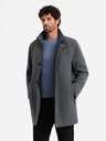 Ombre Clothing Moški zimski plašč iz melanža s prešito podlogo Ombre Clothing V1 OM-COWC-0116