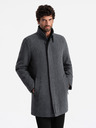 Ombre Clothing Moški zimski plašč iz melanža s prešito podlogo Ombre Clothing V1 OM-COWC-0116
