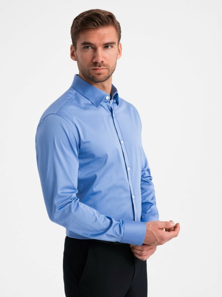 Ombre Clothing Moška srajca iz satena Ombre Clothing SLIM FIT V2 OM-SHOS-0176