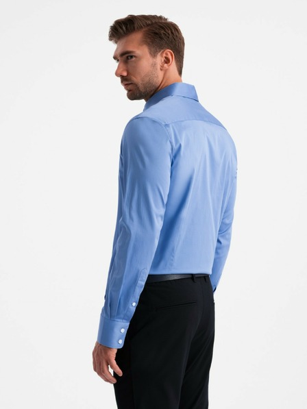 Ombre Clothing Moška srajca iz satena Ombre Clothing SLIM FIT V2 OM-SHOS-0176