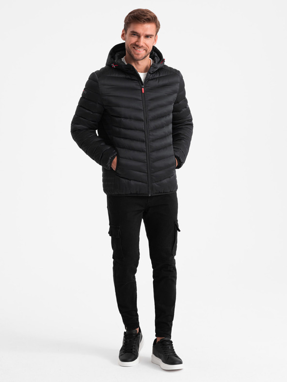 Ombre Clothing Rahlo izolirana moška prešita jakna Ombre Clothing