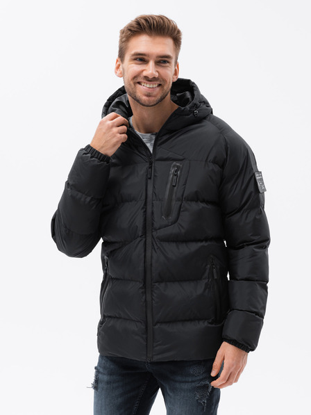 Ombre Clothing Moška prešita močno izolirana jakna Ombre Clothing