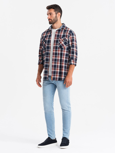 Ombre Clothing Moški Slim Jeans Ombre oblačila