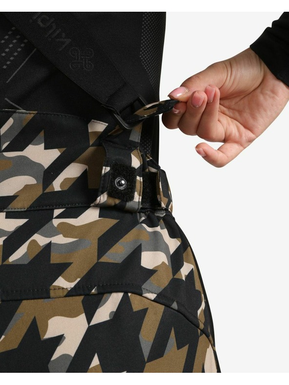 Kilpi Ženske softshell smučarske hlače Kilpi TORIEN-W Khaki