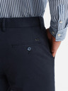 Ombre Clothing Moške polne hlače chino REGULAR FIT temno modre barve Ombre Clothing