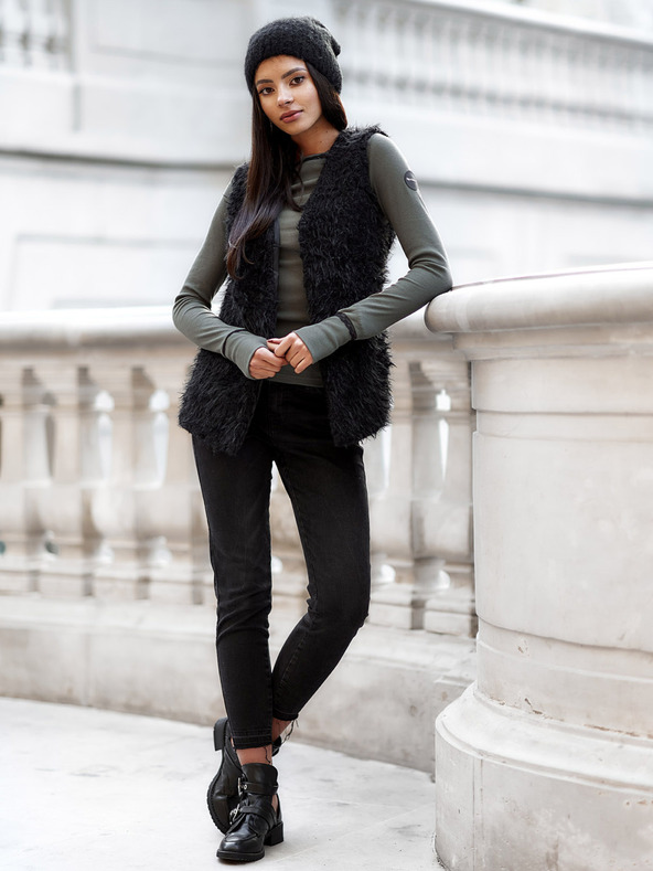 Edoti EDOTI Ženski telovnik, črn