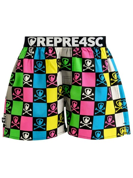 Represent Moški EXCLUSIVE MIKE BONES MONOSCOPE kratke hlače Represent