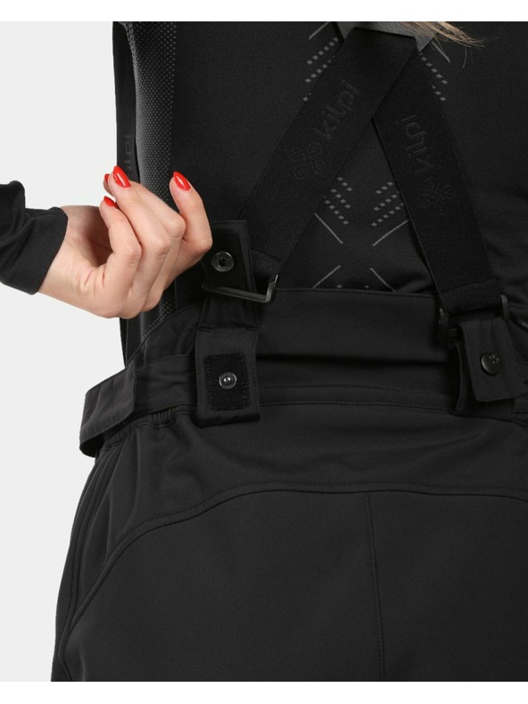 Kilpi Ženske softshell smučarske hlače Kilpi RHEA-W Black