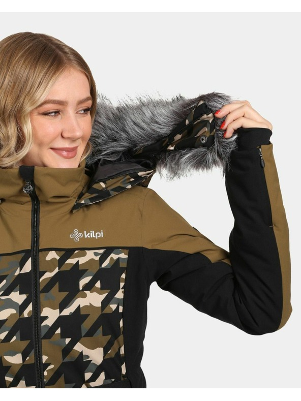 Kilpi Ženska smučarska jakna Kilpi CLAIR-W Khaki
