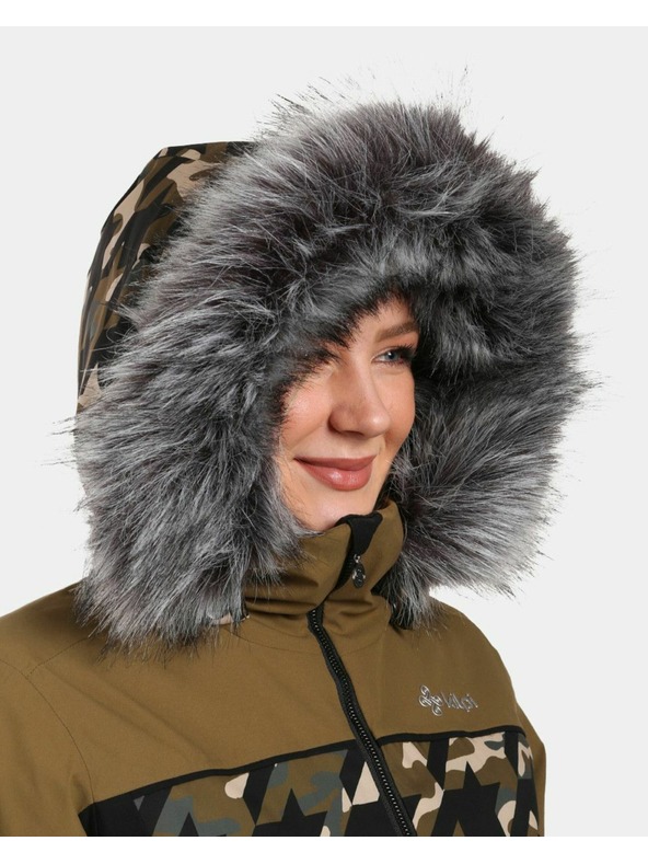 Kilpi Ženska smučarska jakna Kilpi CLAIR-W Khaki