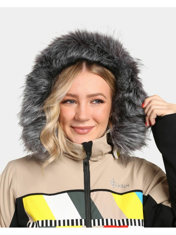 Kilpi Kilpi CLAIR-W Ženska smučarska jakna Beige