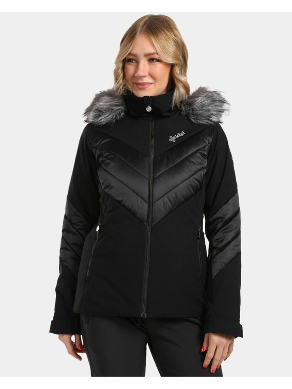 Kilpi Ženska smučarska jakna Kilpi LIN-W črna