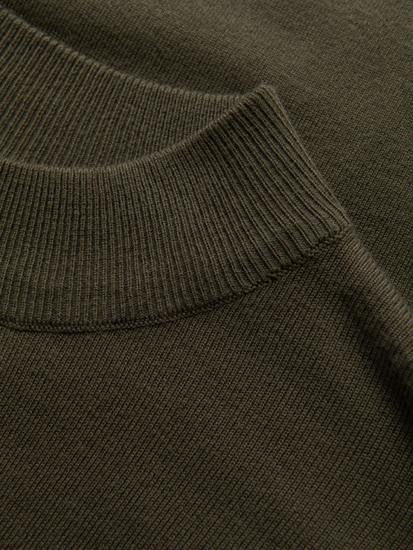 Ombre Clothing Moški pleteni pol rolojaki z viskoznim vzorcem Ombre oblačila