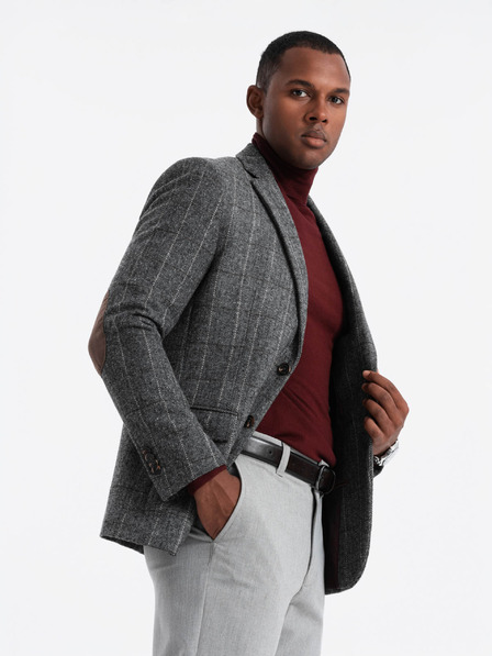 Ombre Clothing Elegantna moška strukturirana pletena jakna Ombre Clothing