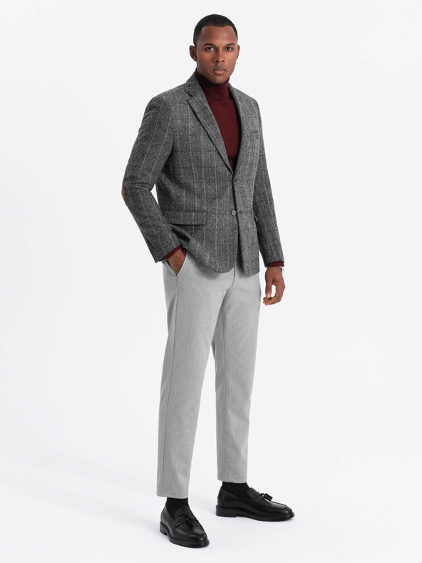 Ombre Clothing Elegantna moška strukturirana pletena jakna Ombre Clothing