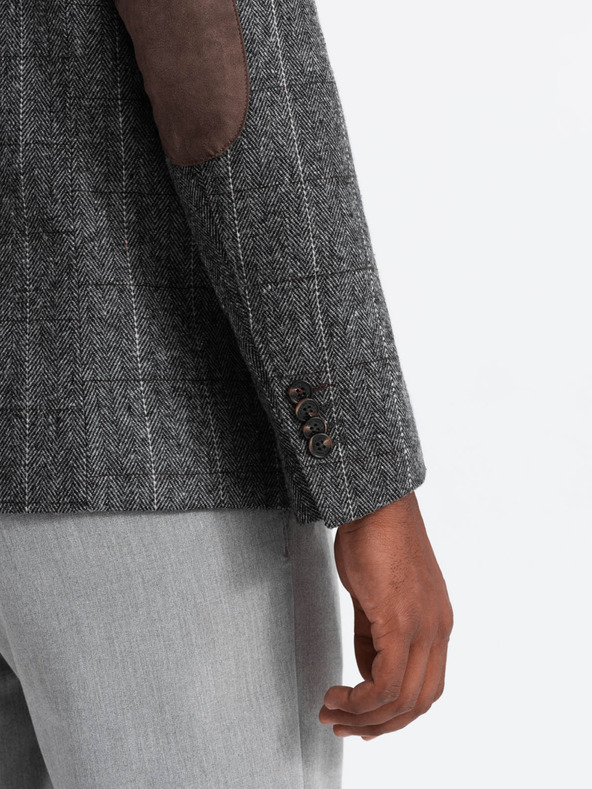 Ombre Clothing Elegantna moška strukturirana pletena jakna Ombre Clothing