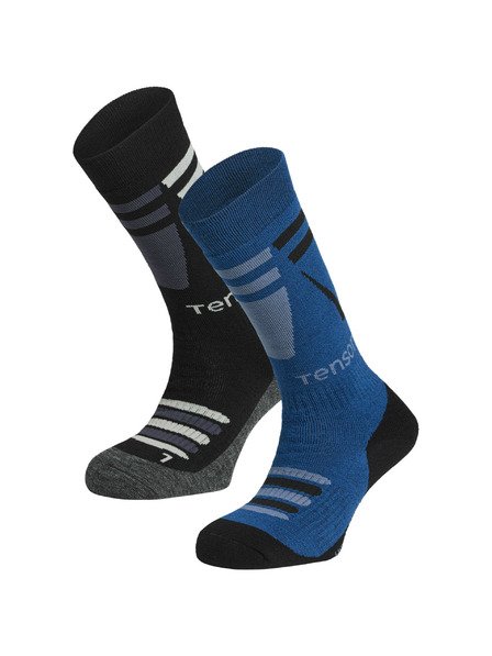 Tenson Unisex smučarske nogavice, paket 2 parov TENSON Core Ski Socks 2-pack modra