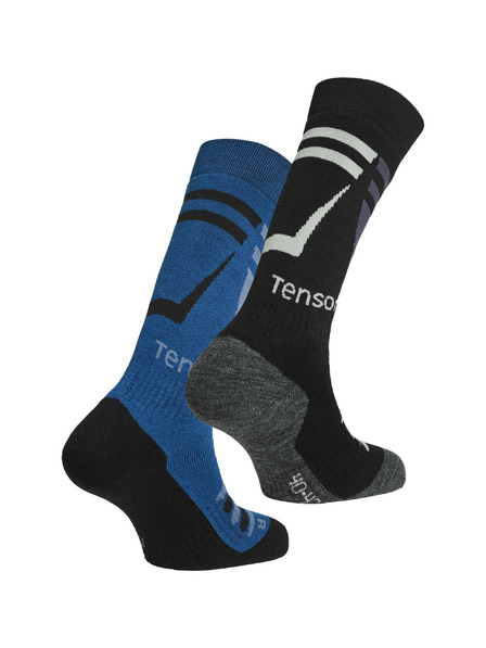 Tenson Unisex smučarske nogavice, paket 2 parov TENSON Core Ski Socks 2-pack modra