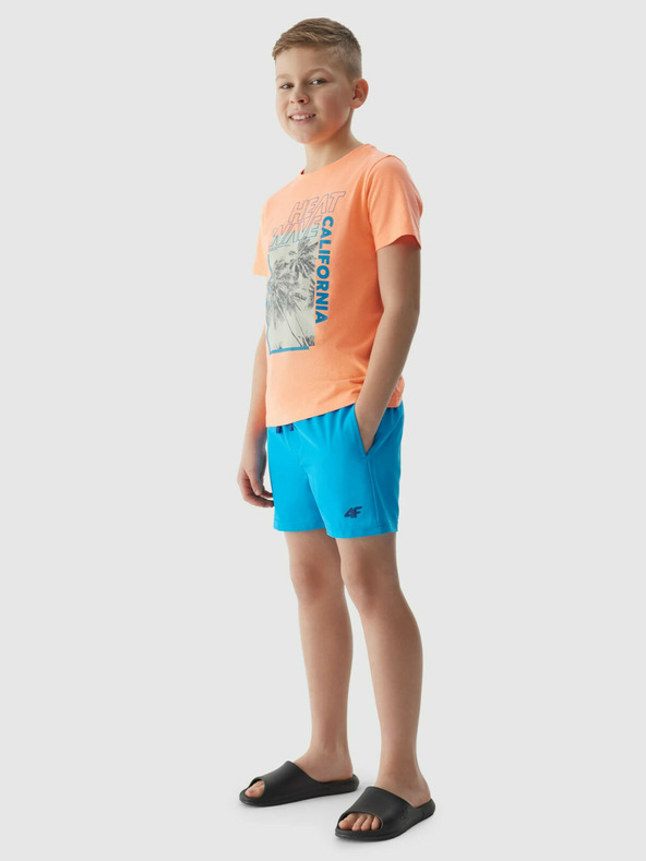 4F Boys Beach Boardshorts 4F - Blue