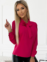 numoco Rožnata ženska bluza z zavezovanjem spredaj Numoco