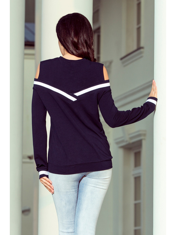 numoco Temno modra ženska majica Numoco