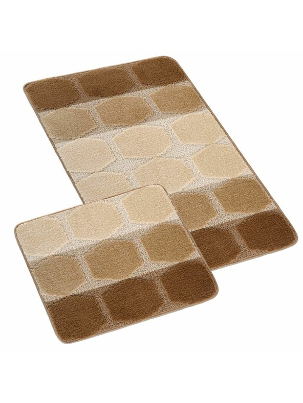 Bellatex Kúpeľňová a WC predložka plástva béžová Bellatex