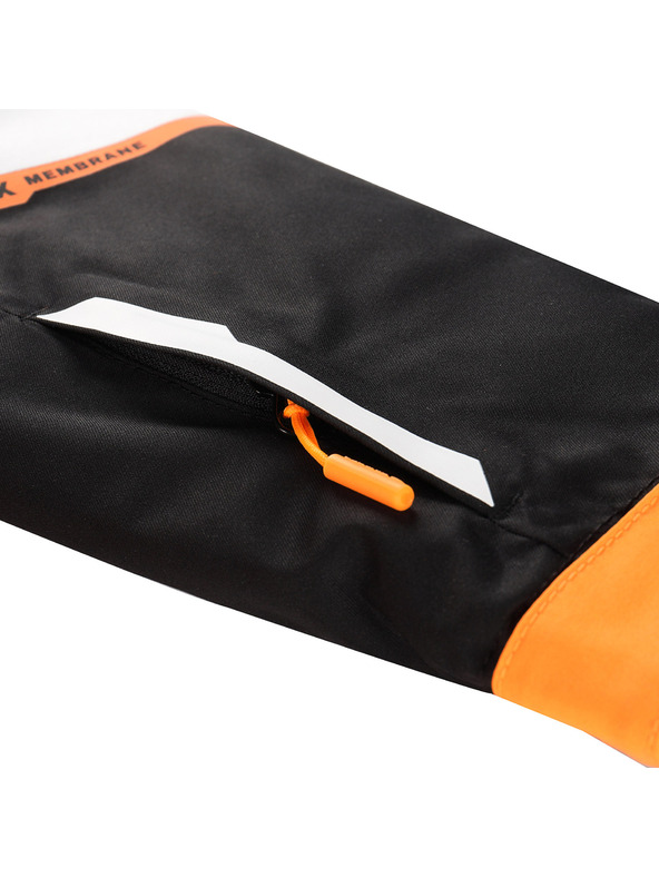 ALPINE PRO Otroška smučarska jakna s ptx snežno membrano ALPINE PRO DEARO neonsko šokantno oranžna