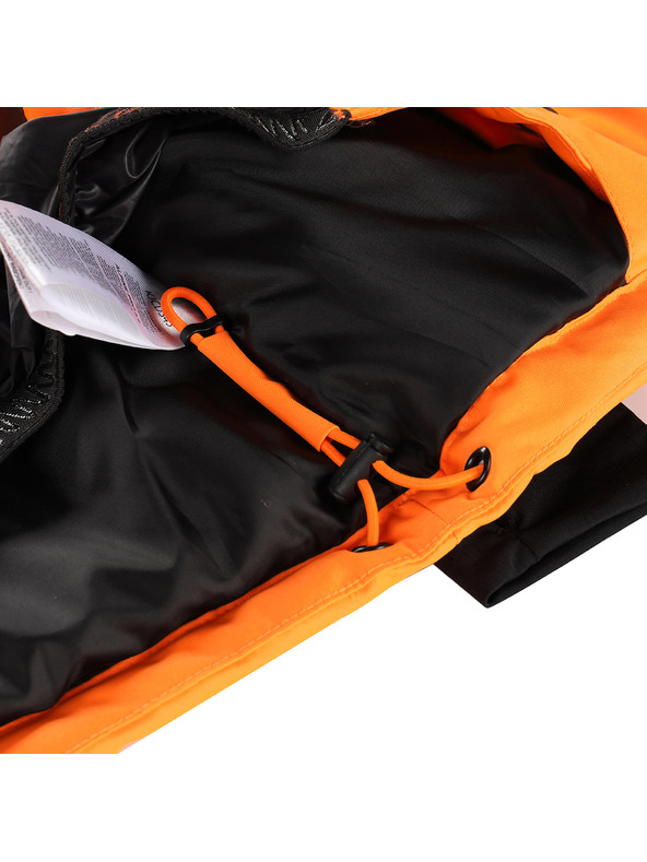 ALPINE PRO Otroška smučarska jakna s ptx snežno membrano ALPINE PRO DEARO neonsko šokantno oranžna