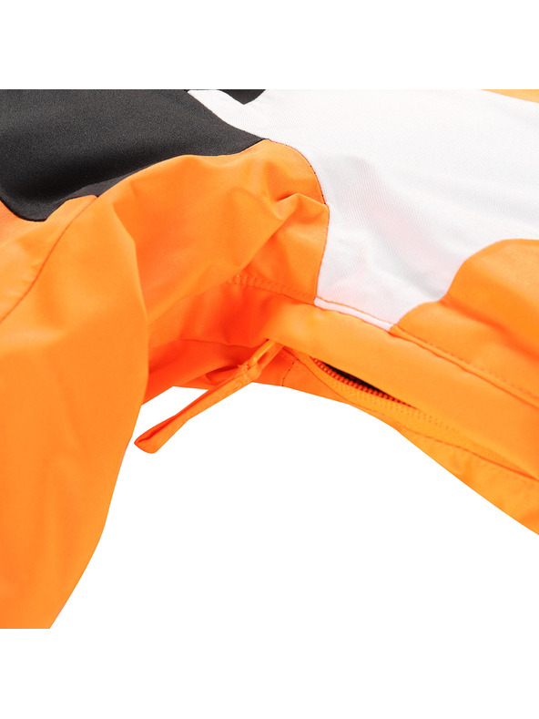 ALPINE PRO Otroška smučarska jakna s ptx snežno membrano ALPINE PRO DEARO neonsko šokantno oranžna