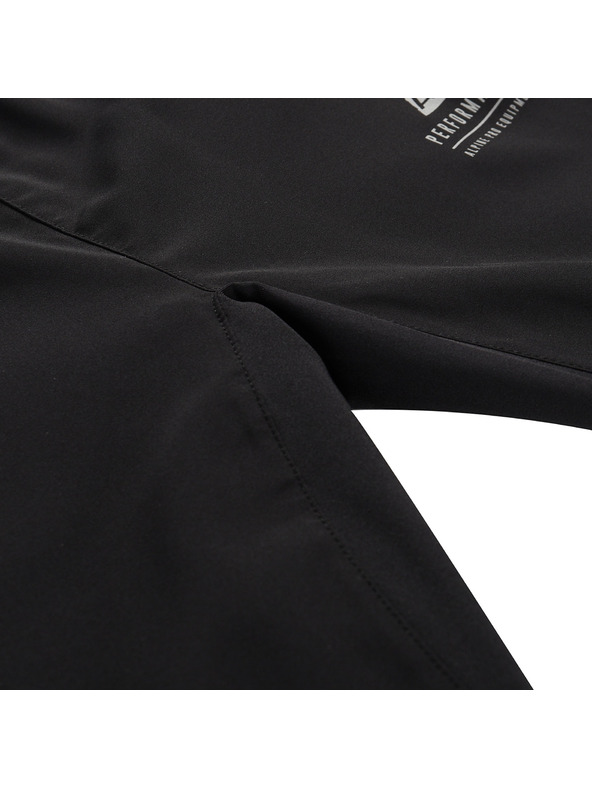 ALPINE PRO Otroške hitro sušeče hlače ALPINE PRO ZERECO črne