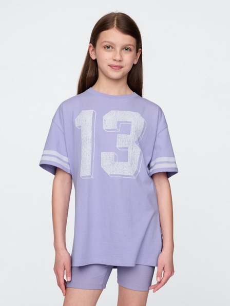 GAP Otroška oversized majica Varsity GAP