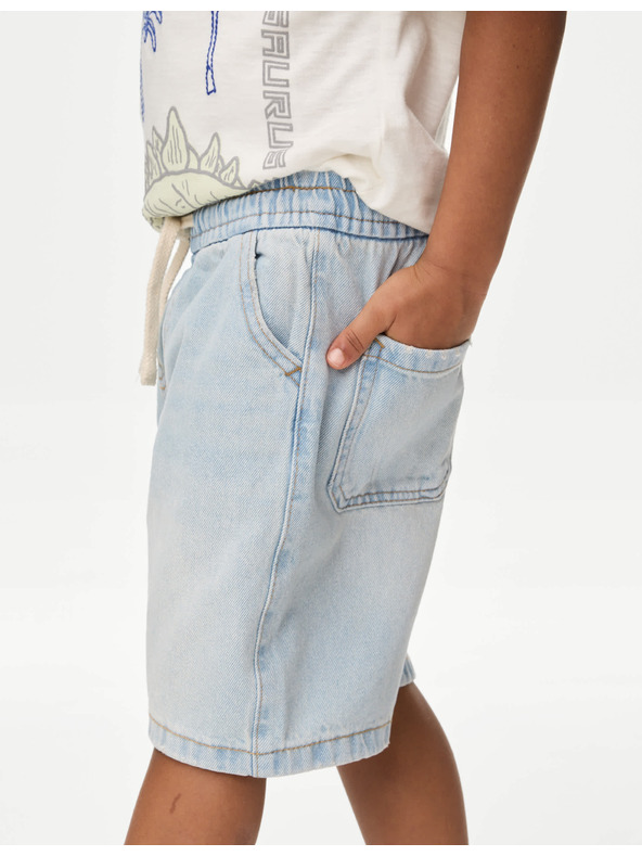 Marks & Spencer Dženovske kratke hlače iz čiste bombaži Marks & Spencer