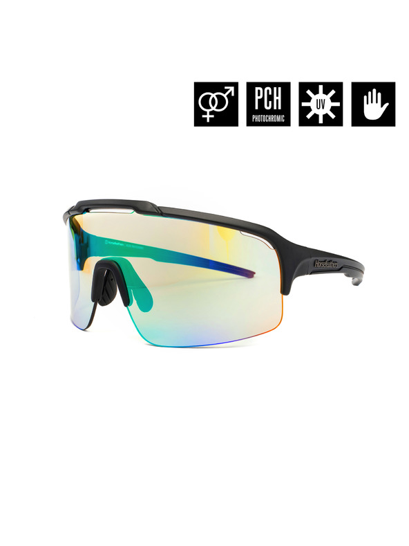 Horsefeathers Fotohromska sončna očala Recoil - mat črna/zrcalno zelena HORSEFEATHERS