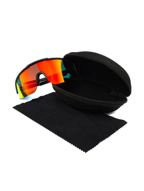 Horsefeathers Kolesarska očala Recoil - mat črna/zrcalno rdeča HORSEFEATHERS