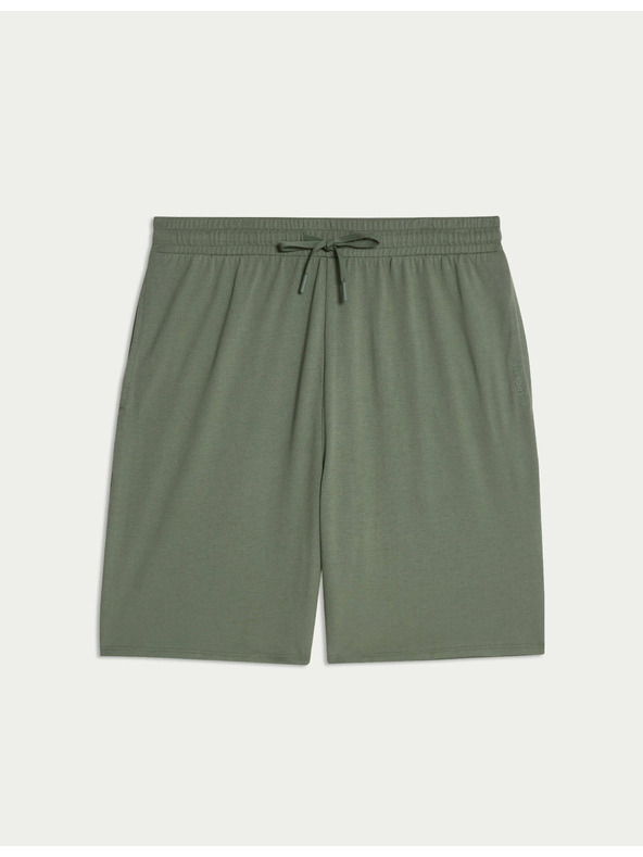 Marks & Spencer Pižanske kratke hlače iz bombaže Supima® in modala Marks & Spencer zelene