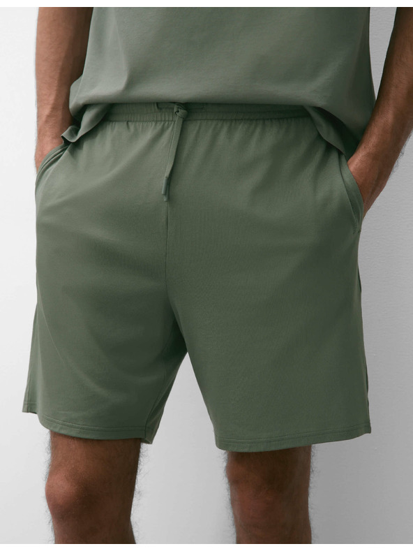 Marks & Spencer Pižanske kratke hlače iz bombaže Supima® in modala Marks & Spencer zelene