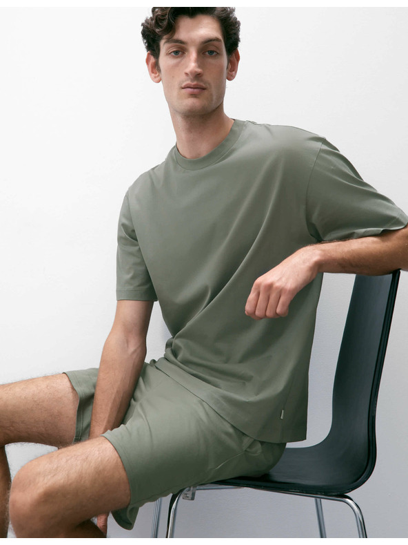 Marks & Spencer Pižanske kratke hlače iz bombaže Supima® in modala Marks & Spencer zelene